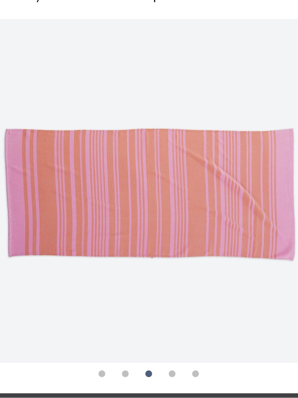 Norwex On The Go Oversized Waffle Weave Towel NWT